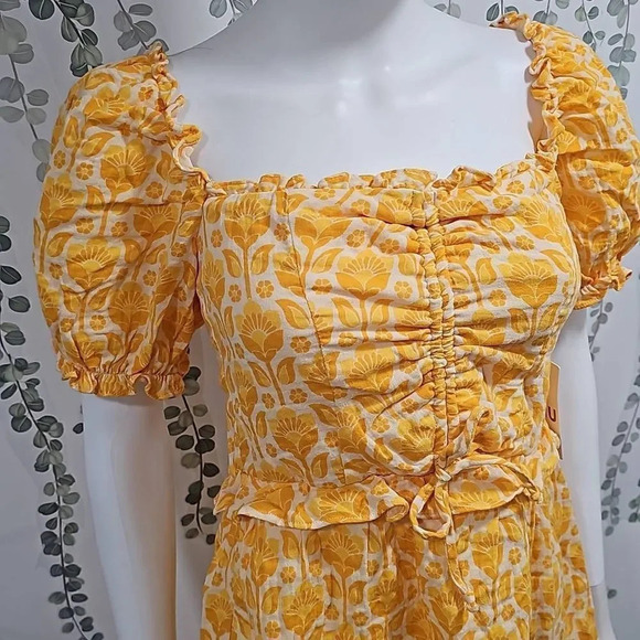 Show Me Your Mumu Women's Sophie Floral Print Mini Dress Sz Small - Picture 5 of 12